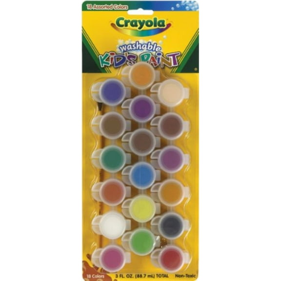 Crayola Washable Kid's Paint Assorted Colors